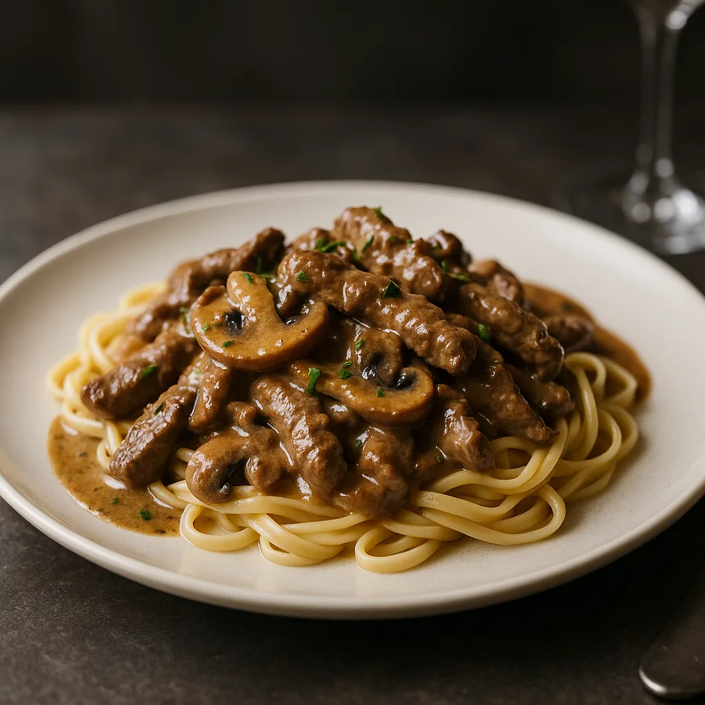 Beef Stroganoff