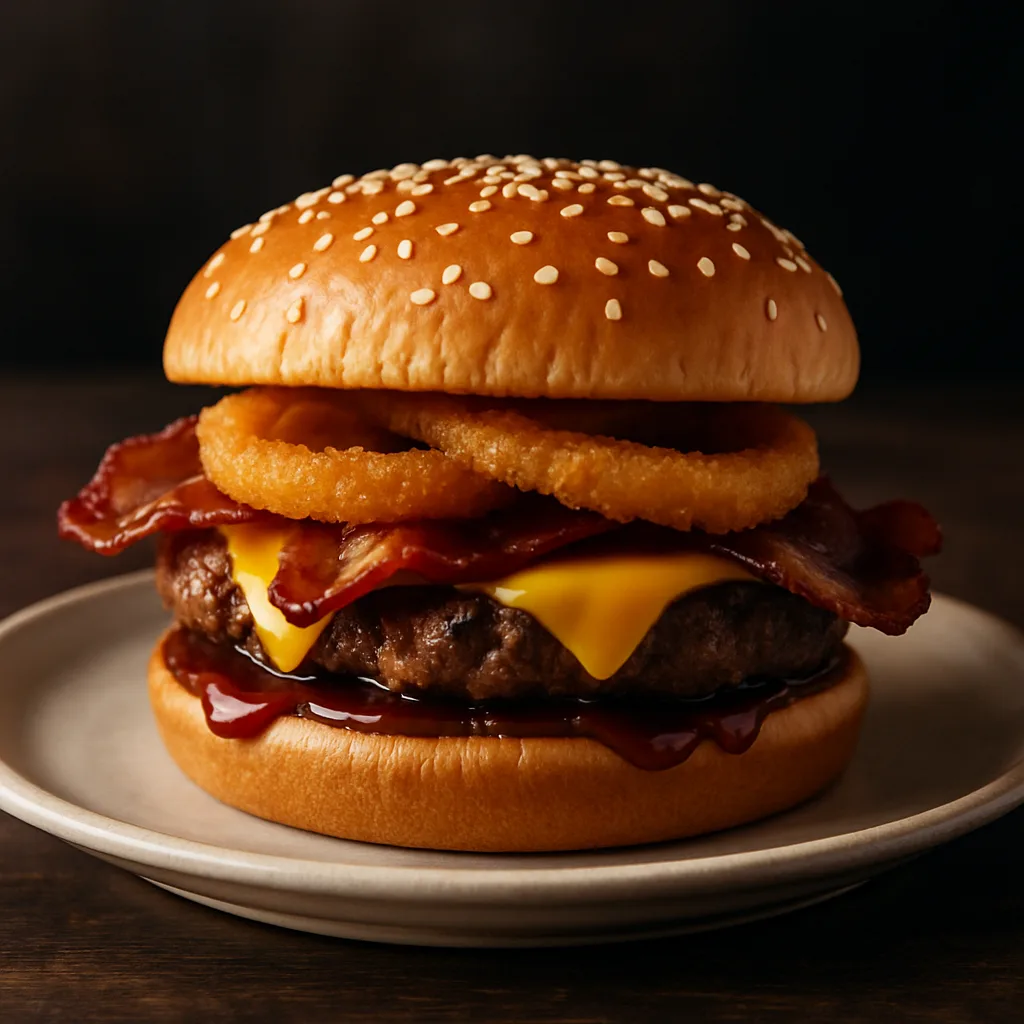 Carl's Jr Western Bacon Cheeseburger