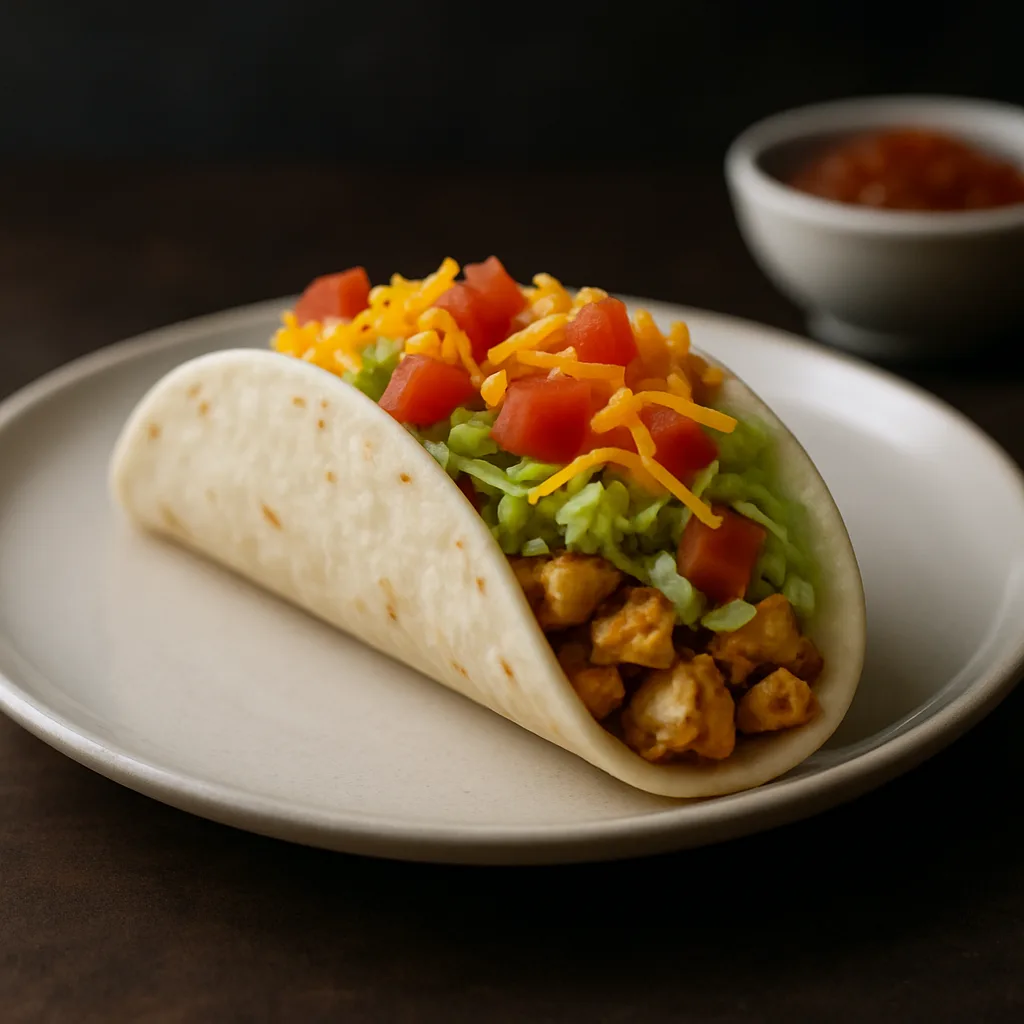 Del Taco Chicken Soft Taco